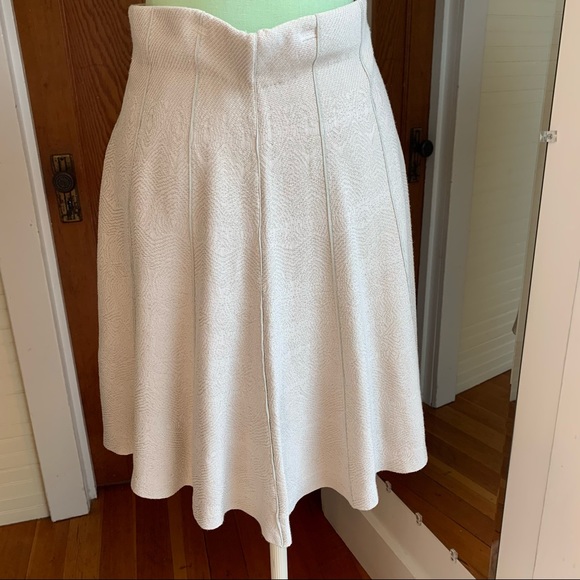 NIC+ZOE PP neutral putty knit a-line skirt - Picture 6 of 8